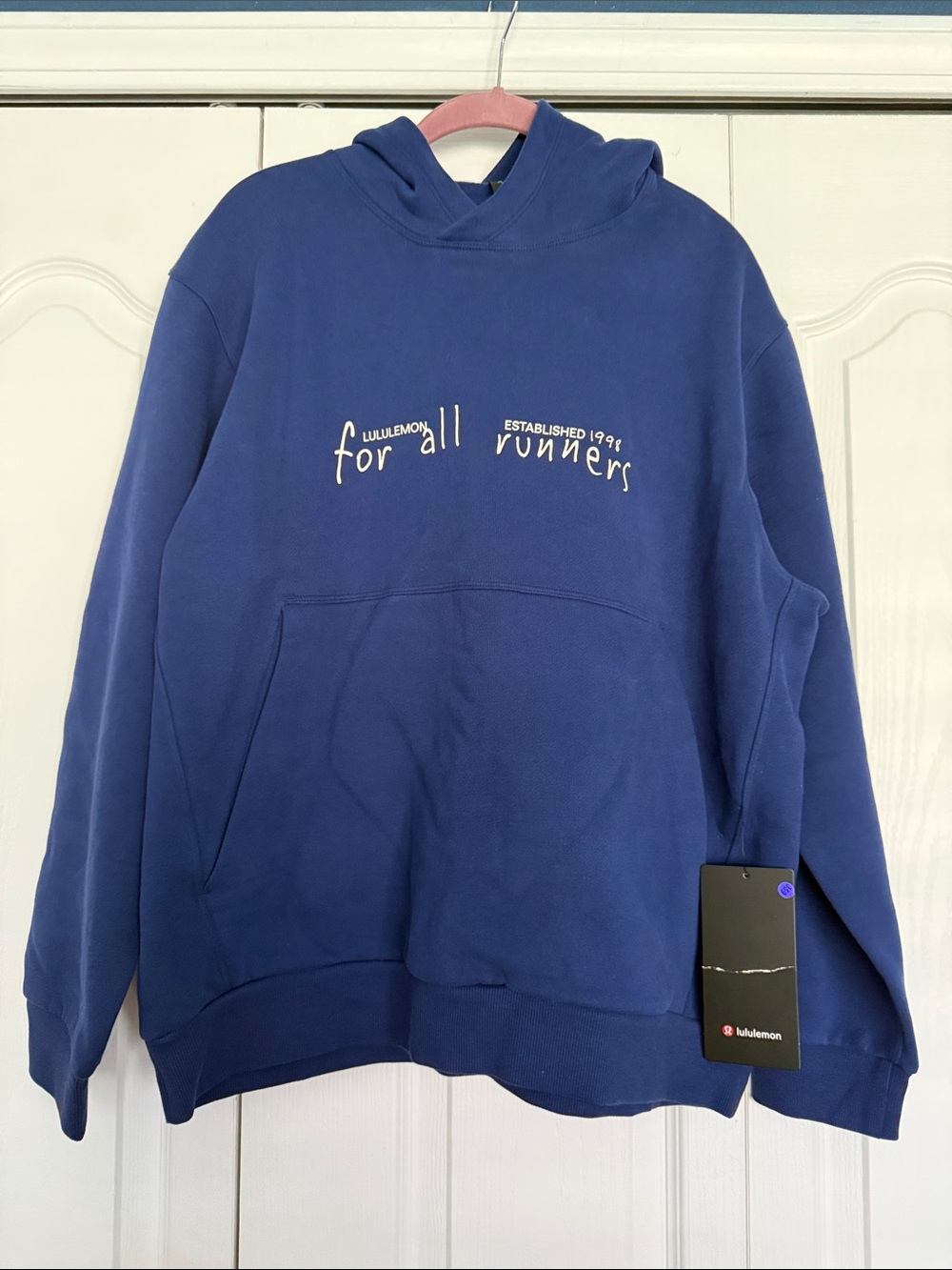 lululemon athletica Men's Steady State Pullover Hoodie Graphic in Clubhouse Blue